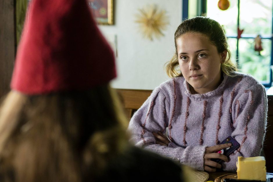 14-årige Rosita Nellie Holse Gjurup har været en del af Tinka siden 2017 i rollen som Astrid. »Når hun er blevet mere moden, er jeg også blevet mere moden.«