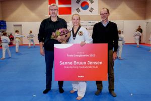 Med næsten 30 procent af stemmerne er Sanne Bruun Jensen fra Skanderborg Taekwondo Klub vinder af Årets Energibombe.