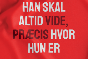 Vold mod kvinder er en af samtidens svøber. Den private organisation Danner sætter spot på temaet med røde flag-plakater i hele landet - også i Syddjurs.