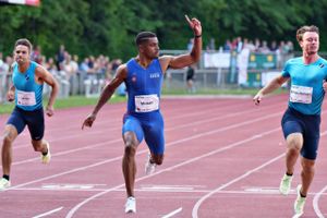 Kojo Musah genvandt lørdag DM-guld i 100 meter for mænd.