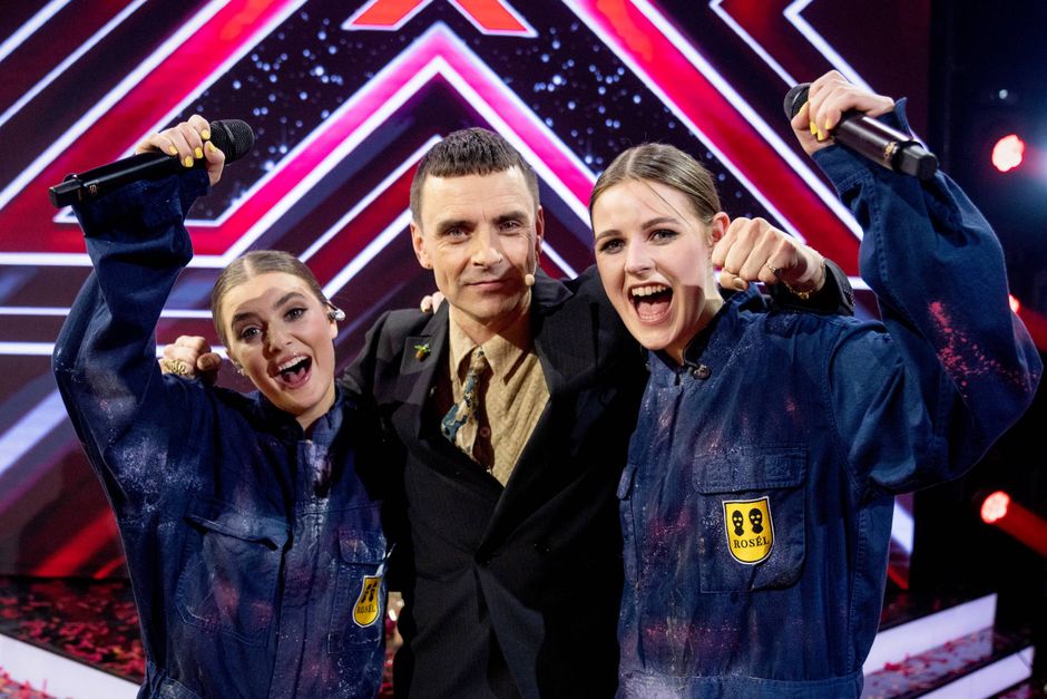 X Factor-sejren er ikke helt sivet ind hos Rosa Skovbjerg Henriksen og Selma Stahr fra gruppen Rosél.