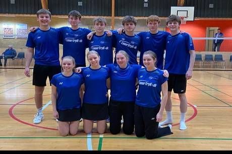 Et kuld dygtige talenter, unge kvinder og herrer, har givet den lokale badmintonsport et nyt pift med oprykningen til Danmarksserien.