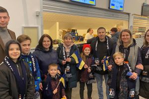 Skanderborg Aarhus Håndbold mødte tirsdag sidste uge det ukrainske hold HC Motor. I den anledning var alle herboende ukrainere inviteret med til kamp.
