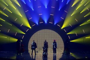 Lørdag aften kan Ukraine vinde Eurovision for tredje gang. Sker det, skal landet være værtsland næste år.