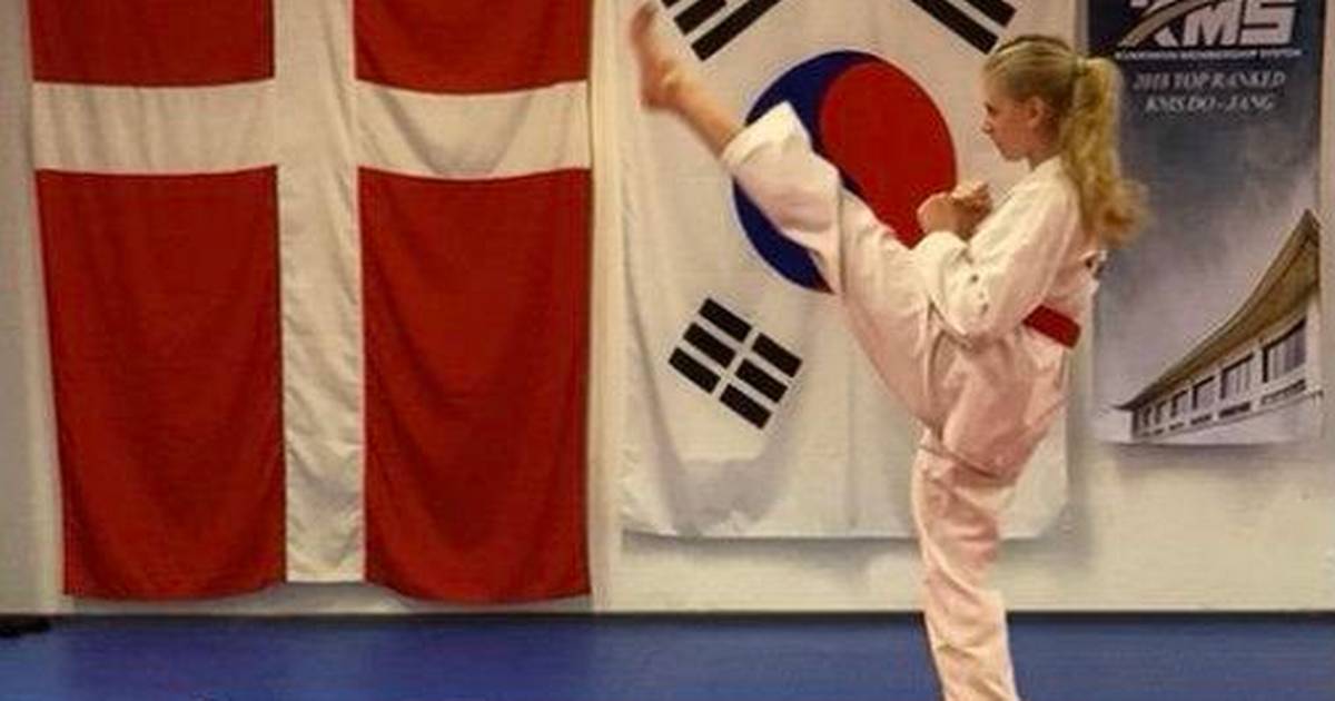 Amalie fra Favrskov Taekwondo Klub vinder bronze