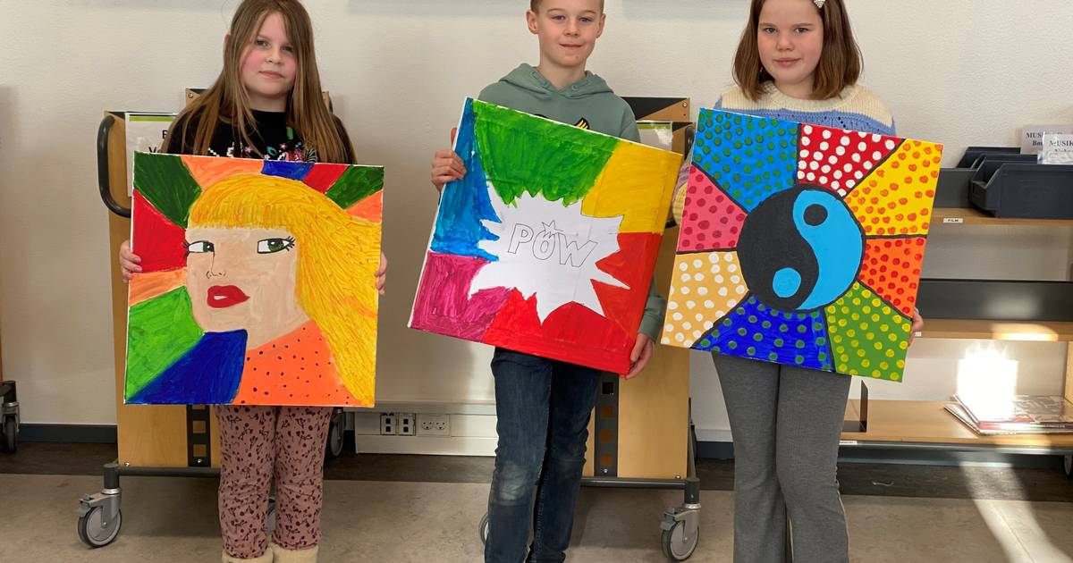 Åskolen-elever udstiller pop art - Din Avis