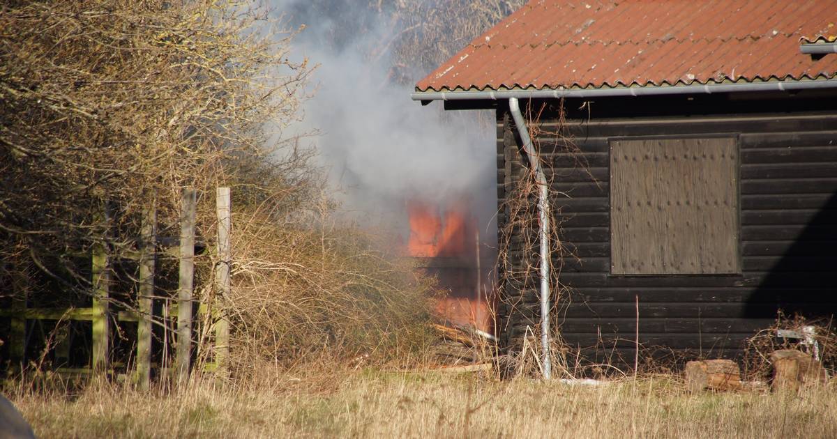 Spejderhytte i flammer Politiet mistænker ildspåsættelse