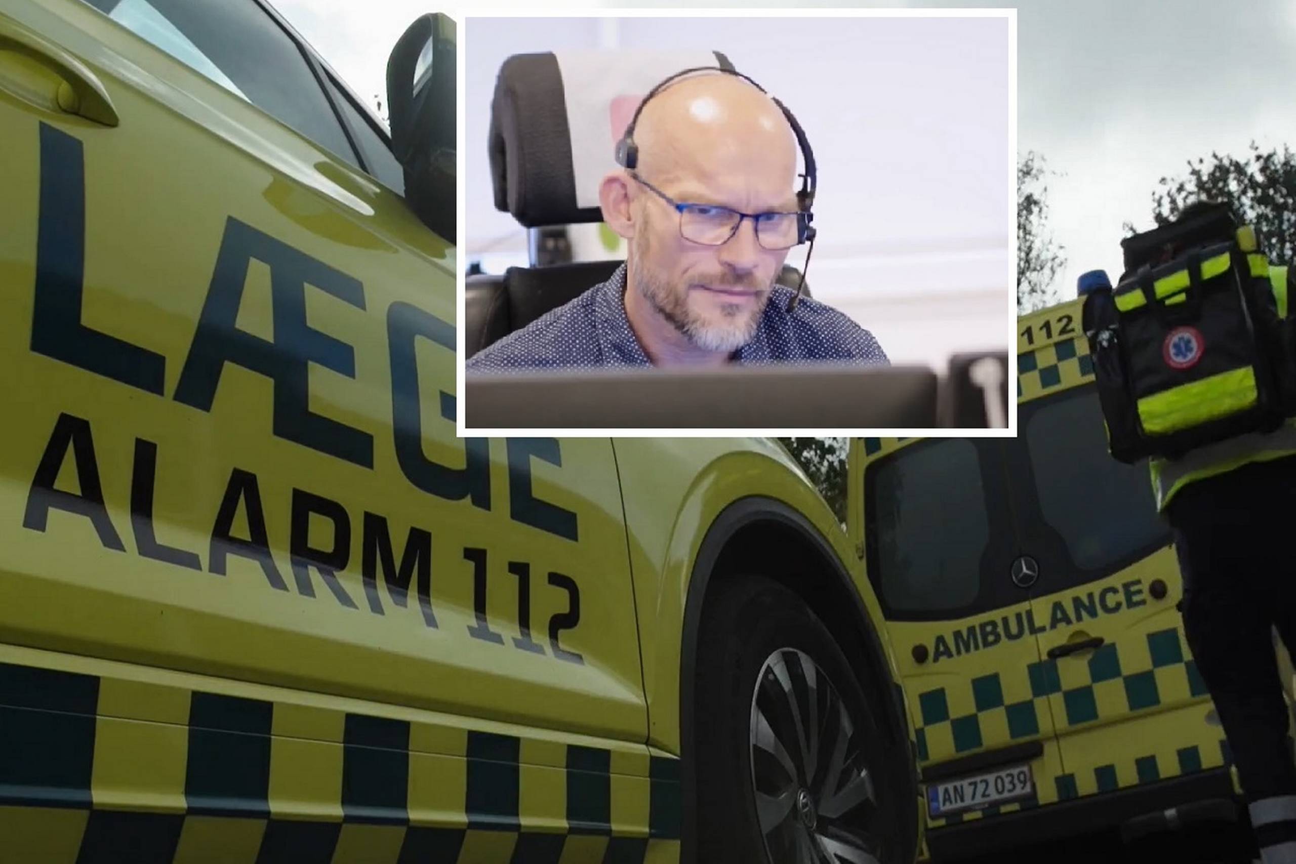 Det handler om liv og død: Når du ringer 112 sidder Lars klar - Din Avis