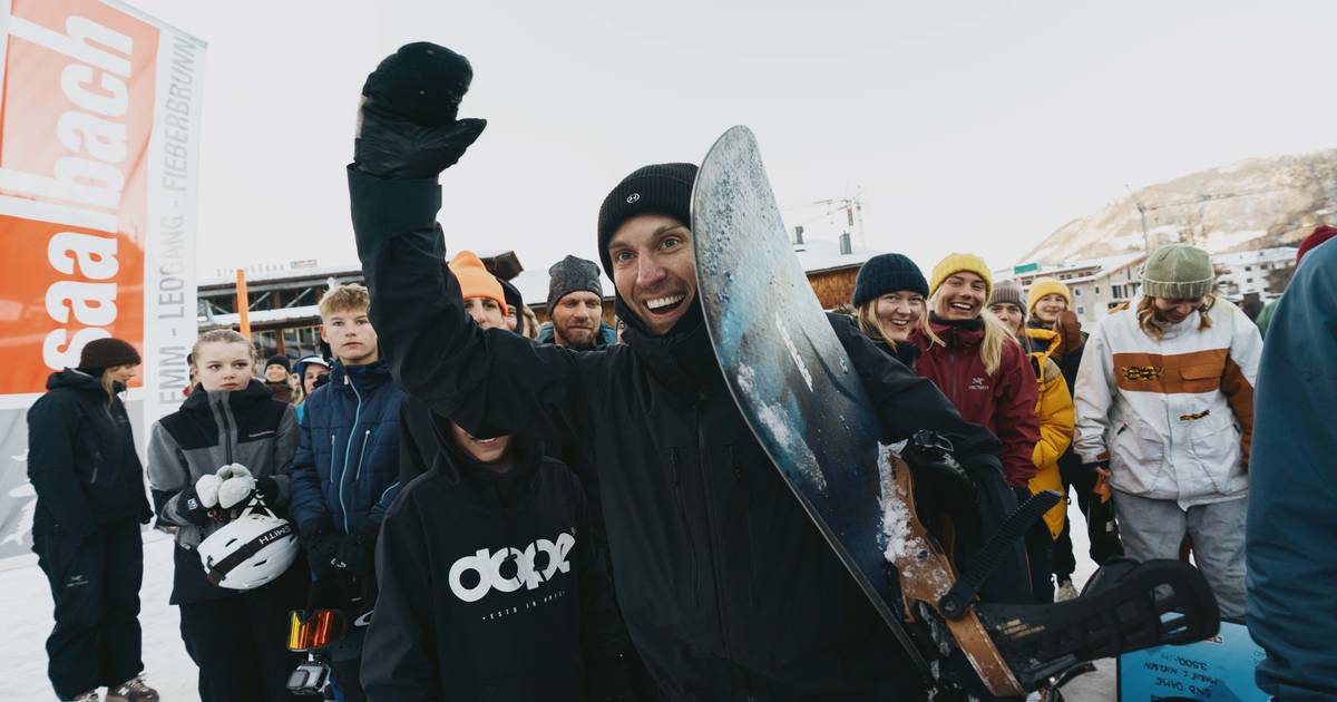 Patrick hopper ud fra bjerge på sit snowboard: For nylig blev han kåret ...