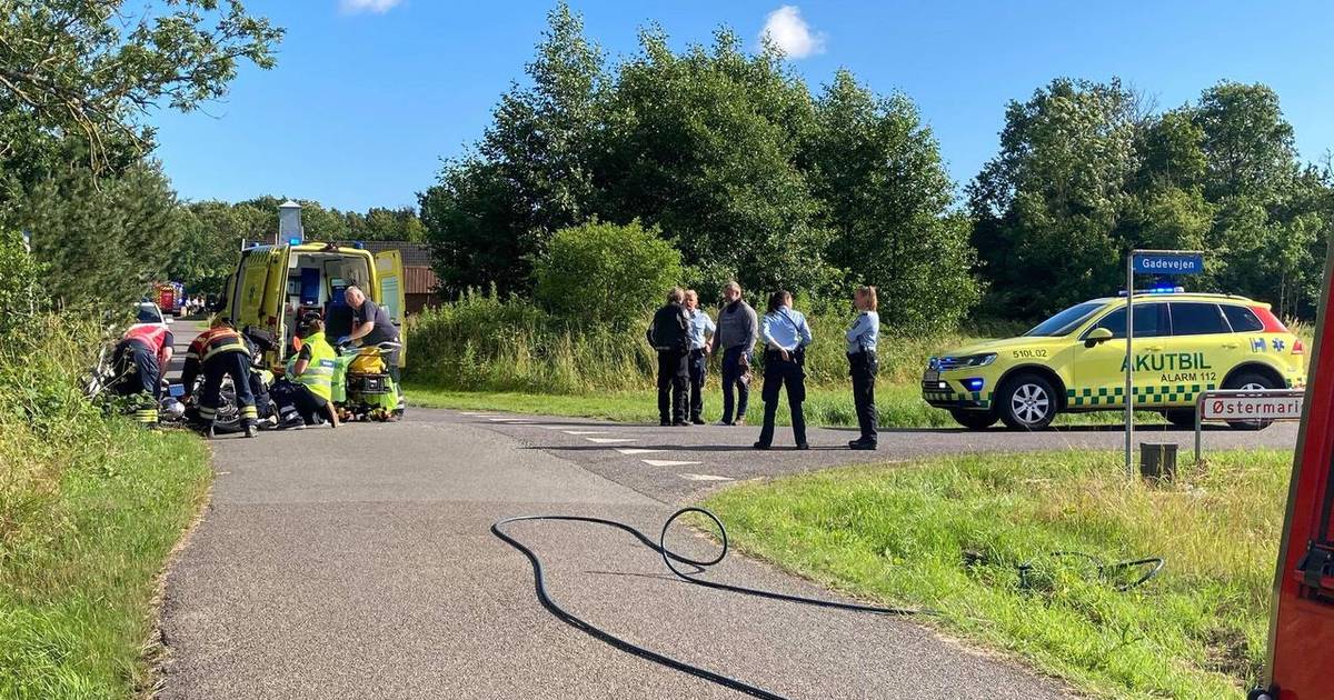 Lige nu Kvinde i voldsom ulykke på motorcykel