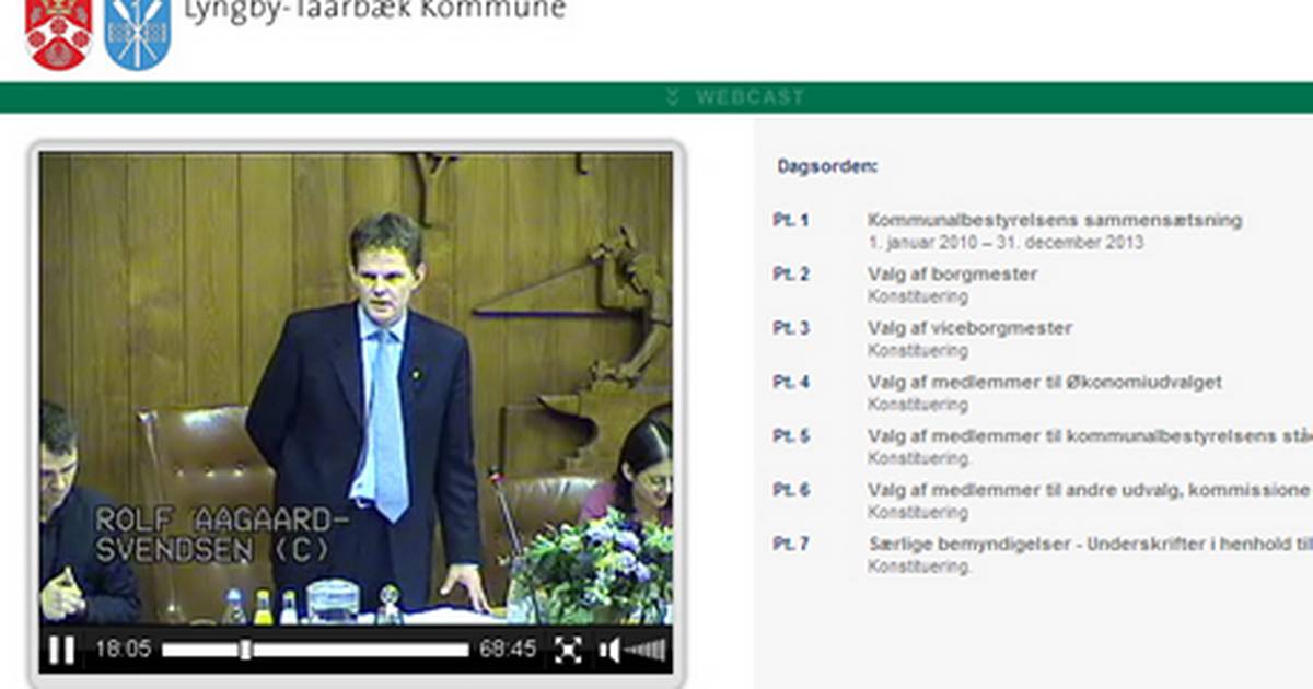 Se borgmester-drama på web-tv - Din Avis