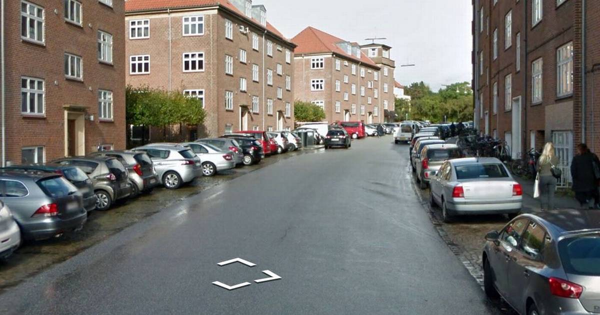 Høflig mand med gult hår bragede ind i ældre kvindes lejlighed