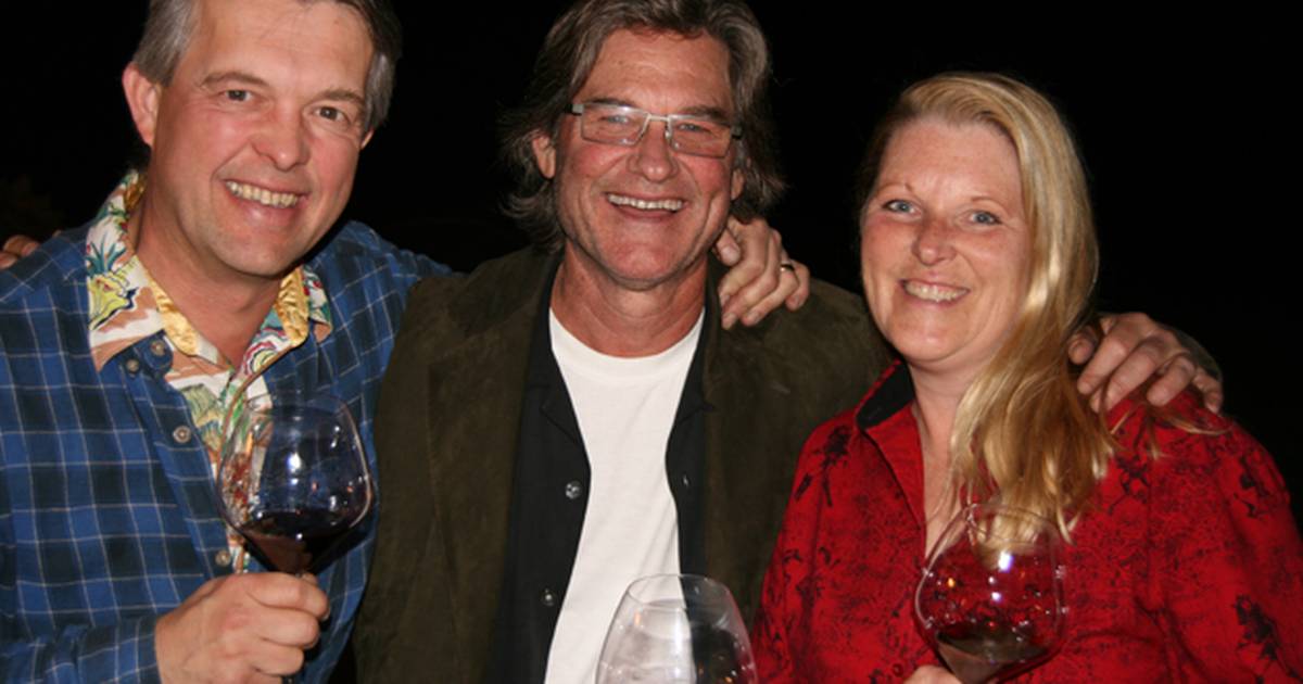 Peter Work drikker vin med Kurt Russell - Din Avis