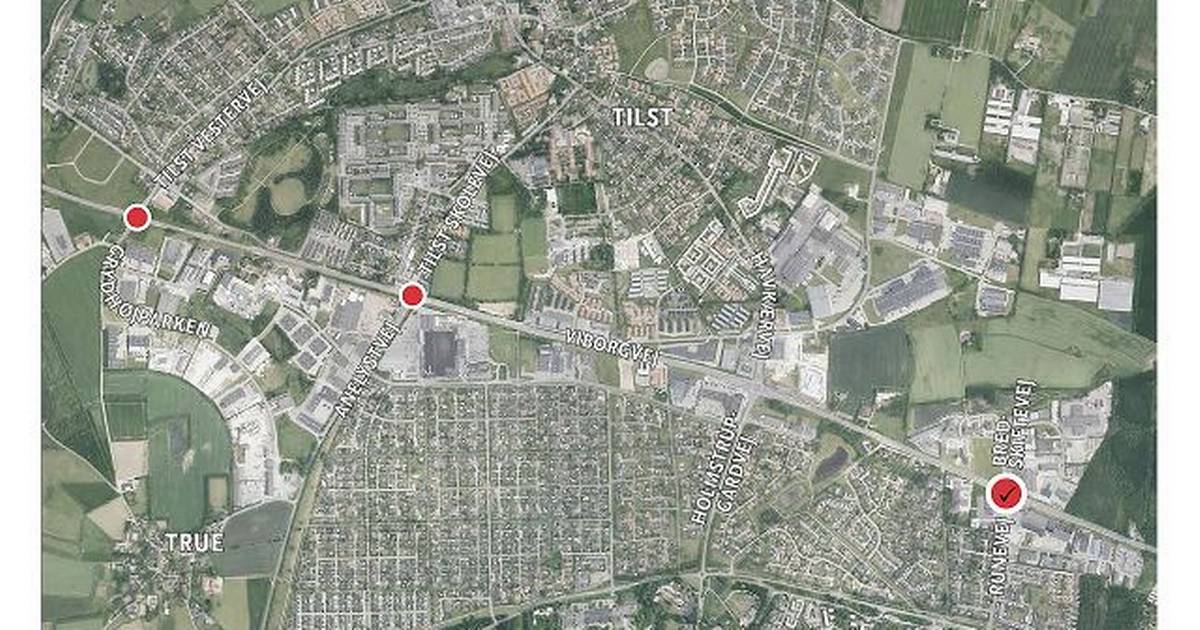 Nu er rundkørslen ændret til et kryds på