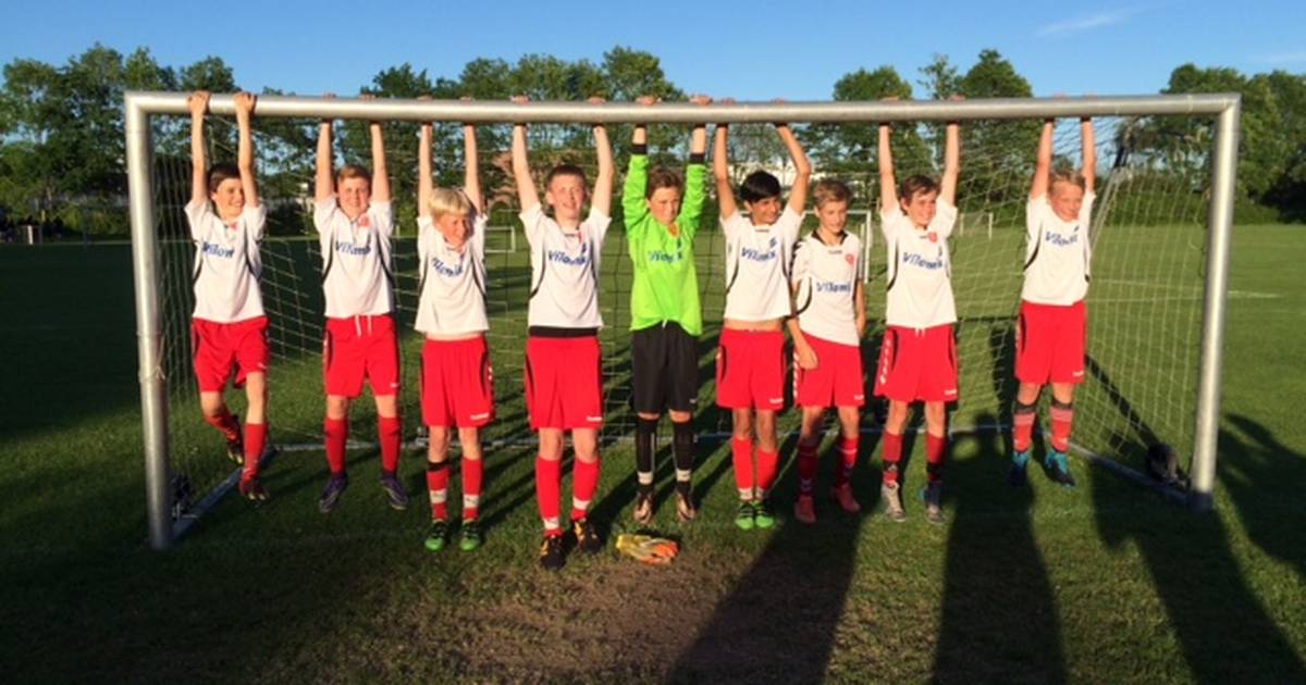 Lige ved og næsten for Hornslet IF’s U13 drenge