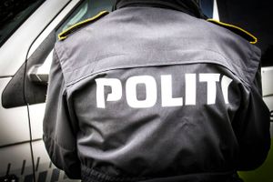 Varebilen holdt parkeret i Galten.